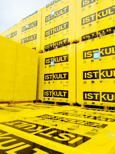 Газобетонные блоки Istkult  D500 625х250х375 стеновые