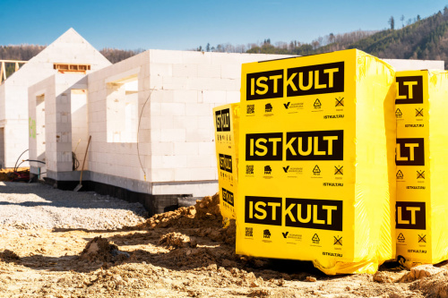Газобетонные блоки Istkult D500 625х250х500 стеновые