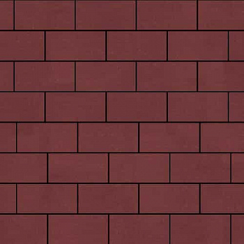 Тротуарная плитка Steinrus Прямоугольник Красная 60 мм