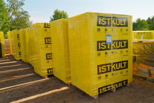 Газобетонные блоки Istkult  D500 625х250х375 стеновые